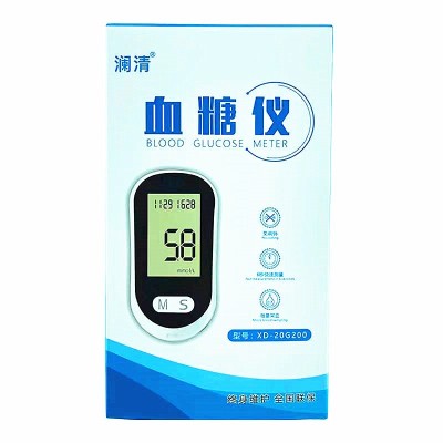澜清全自动免调码血糖仪配50支试纸50支针头家用医用血糖测试仪套图4