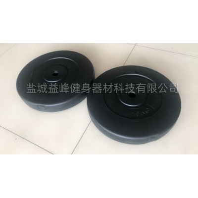 工厂现货家用健身器材15kg灌沙片哑铃片健身房运动杠铃片批发图2