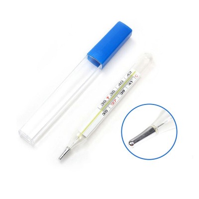 鱼跃CRW-23(内标式腋下型)水银玻璃体温计家用量体温表测量温度计图4