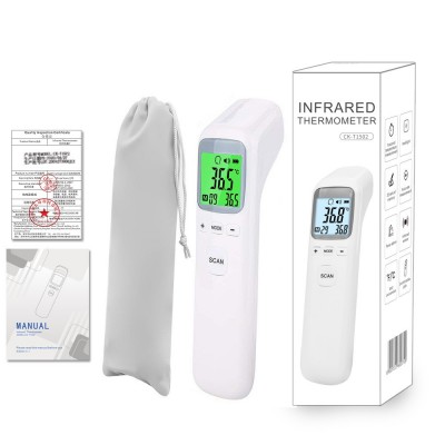 CE FDA 婴儿非接触式体温红外测量仪体温计CK-T1502额温枪温度计图5