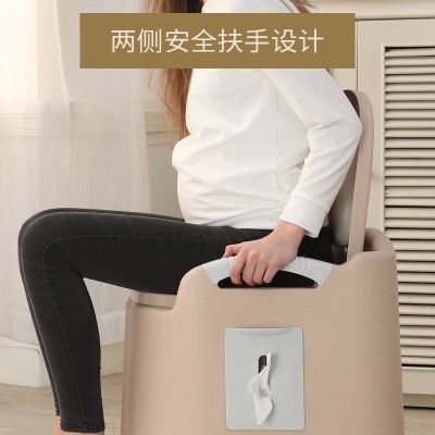 老人坐便器大便椅厕所蹲便凳家用简易老年人残疾病人孕妇移动马桶图2