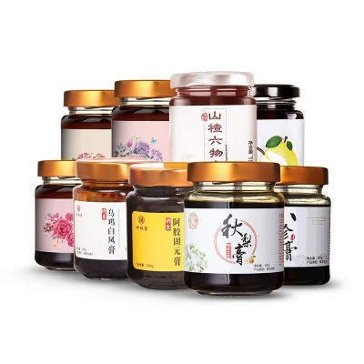 冰糖雪秋梨枇杷膏熬制养生罗汉果膏方鹿鞭山楂六物玉灵八珍膏滋补图5