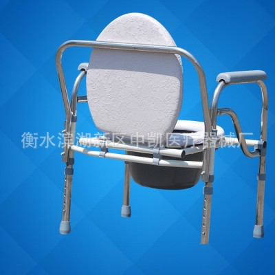 厂家供应 老人坐便椅 孕妇坐便器调节残疾人移动马桶半钢图3
