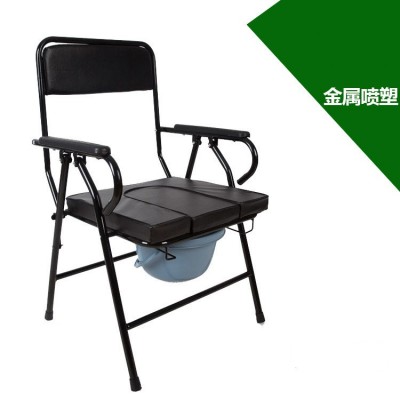 厂家供应 坐便椅 加固可折叠移动坐便椅高靠背坐便椅坐便凳图2