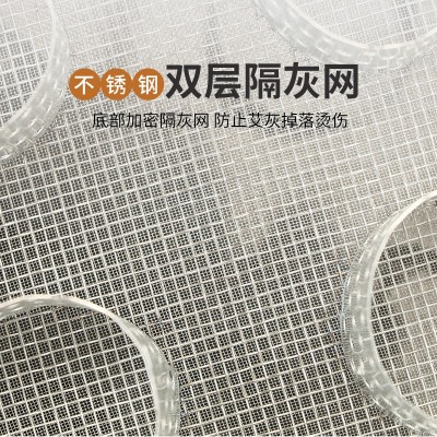 艾尚灸木制艾灸盒弧形悬灸艾炙盒随身灸家用艾草条艾灸木盒图2