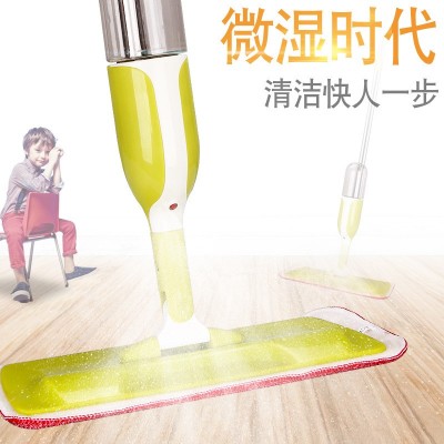厂家直销喷水拖把创意不锈钢加强杆平板拖把多功能清洁器货源批发图4