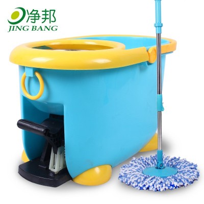 净邦拖把批发三驱动旋转拖把桶好神拖免手洗家用手压拖布厂家直销图4