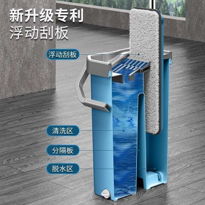 一件代发38尺寸大号拖把家用懒人免手洗平板拖把干湿两用拖地墩布图5