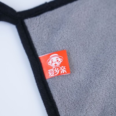 厂家批发洗车巾家用珊瑚绒擦车毛巾双色双面汽车清洁毛巾印字logo图4