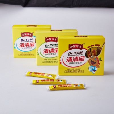 金银花菊花晶 铁锌钙菊花晶 清清宝益生元菊花晶代加工贴牌图5
