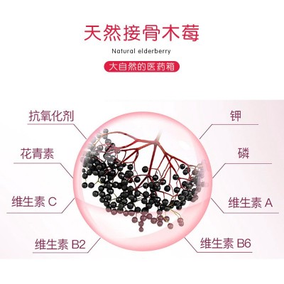 VC维生素C天然针叶樱桃接骨木莓酵母锌压片糖果VB多种维生素 工厂图3