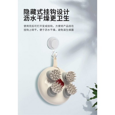跨境新款头部按摩器电动龙抓手头部按摩仪多功能迷你头皮按摩器图3