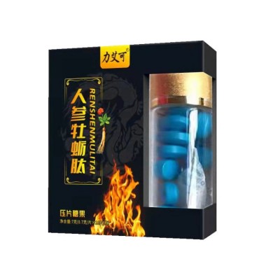 力艾可男士人参牡蛎肽片剂一次一粒事前药食同源批发一件代发厂家图4