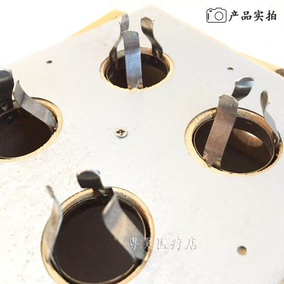 四孔竹制艾灸盒艾条随身温灸仪器腰部背部全身艾灸盒子实木艾灸器图3