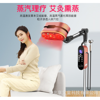 能艾灸熏蒸仪美容院养生无烟家用随身灸温灸宫寒颈椎热敷理疗仪图1