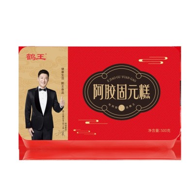 鹤王阿胶糕纯即食女山东阿胶固元膏方ejiao阿娇手工块礼盒装