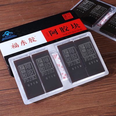 东阿地道阿胶铁盒装 代发阿胶片 手工阿胶糕原料胶驴皮 阿胶块图2