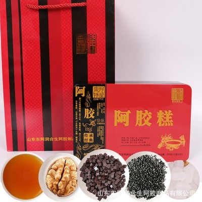 山东东阿原产阿胶糕驴皮熬制500g一斤装东阿特产阿胶糕一件图4