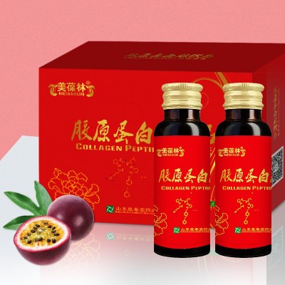胶原蛋白饮品 百香果味美葆林胶原蛋白饮品一件代发 山东恒佳