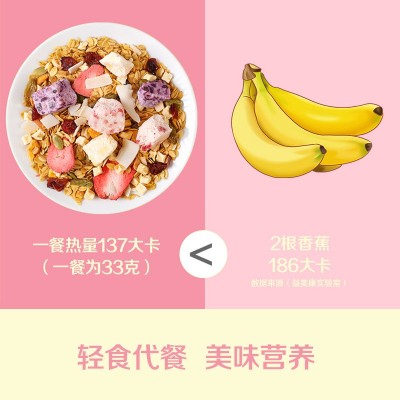 厂货通水果酸奶燕麦片脆 即食早餐 坚果营养 地摊食品图4