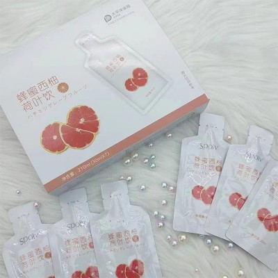 SPOLV蜂蜜西柚荷叶饮 酵素饮品排便助排便秘宿便果蔬孝素饮果冻图4