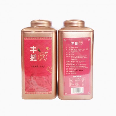 厂家直供女人草本丰挺茶养生茶木瓜玫瑰葛根代用茶批发代理图2
