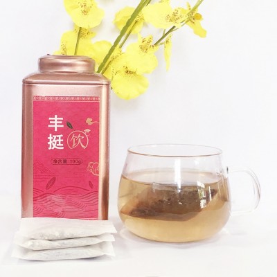 厂家直供女人草本丰挺茶养生茶木瓜玫瑰葛根代用茶批发代理图3
