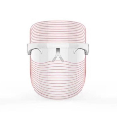 工厂直销 LED beauty mask 三色触摸充电美容面罩仪光子嫩肤仪图2