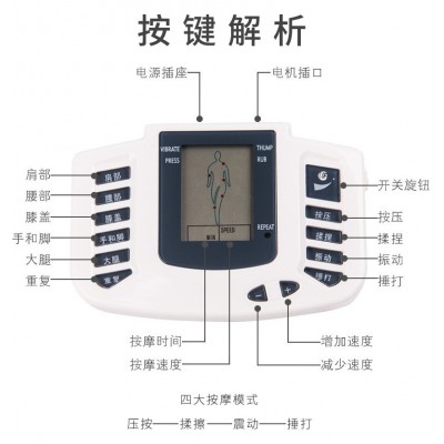 全身穴位家用中频经络足疗按摩仪脉冲理疗仪电疗针灸治疗仪309A图4