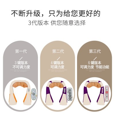肩颈按摩仪器家用揉捏肩膀脖子腰部多功能全身颈椎充电按摩披肩图5