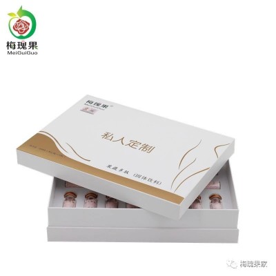 现货批发私人定制梅瑰果蔬多肽酵素粉蓝莓味20瓶礼盒冲饮然脂廋身图2