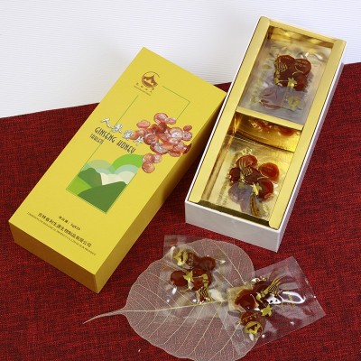 人参蜜片 长白山即食鲜参蜜片东北特产人参片蜂蜜泡制蜜饯礼盒装图3