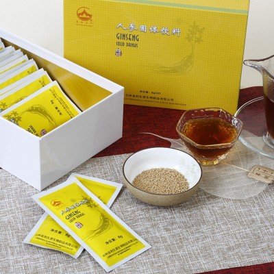 人参颗粒茶 厂家批发240g人参固体茶即食速溶固体饮料量大从优图2