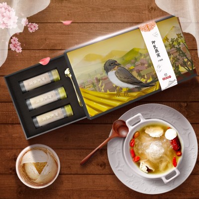 印尼燕窝70ml*6瓶营养拉丝即食燕窝饮品礼盒装燕条冰糖燕窝批发