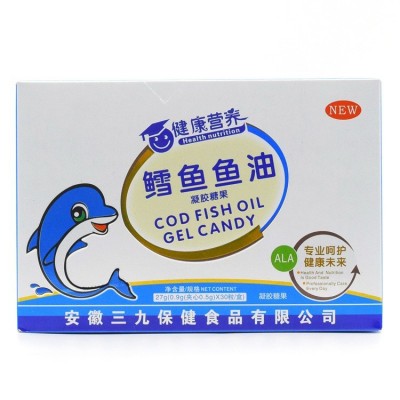 【一件代发】安徽全康鳕鱼鱼油凝胶糖果0.9克（夹心0.5g）*30粒图2