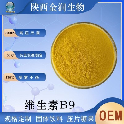 叶酸98% 维生素B9 VB9 现货包邮 金润直供 高规格 可定制