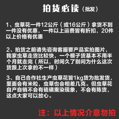 虫草花1kg装产地批发蛹虫草新会北虫草金虫草排草图4