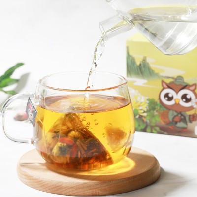 源头厂家供应菊花枸杞决明子茶 玉米纤维茶包 三角袋泡茶图5