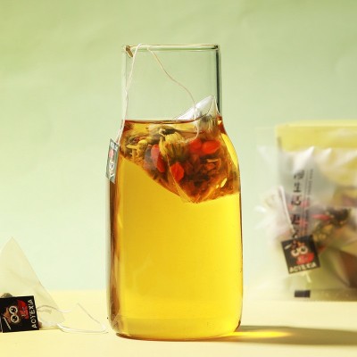 源头厂家供应菊花枸杞决明子茶 玉米纤维茶包 三角袋泡茶图2