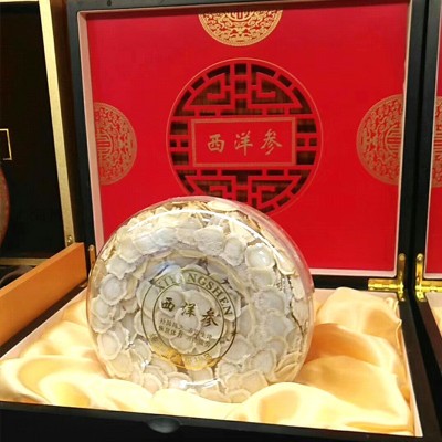 西洋参挑选西洋参片年货送礼礼盒装西洋参250克/盒1.4大片顺丰包