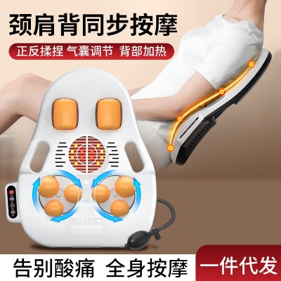 按摩器颈椎仪多功能按摩全身揉捏按摩震动车载颈部腰椎按摩靠垫