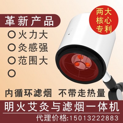 馫艾明火无烟艾灸仪艾灸净烟仪器家用美容院明火无烟艾灸盒工具