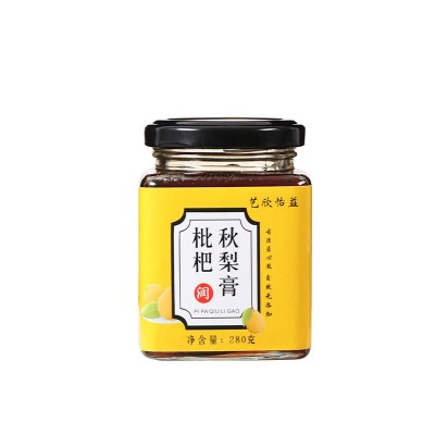 枇杷秋梨膏280g罗汉果枇杷雪梨膏甘草枸杞老人儿童膏滋厂家代发图5