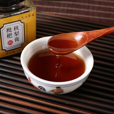 枇杷秋梨膏280g罗汉果枇杷雪梨膏甘草枸杞老人儿童膏滋厂家代发图3