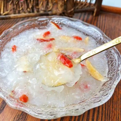 金燕仁本草银耳羹冲泡即食免煮古田金银耳干货白木耳莲子羹高山耳图3