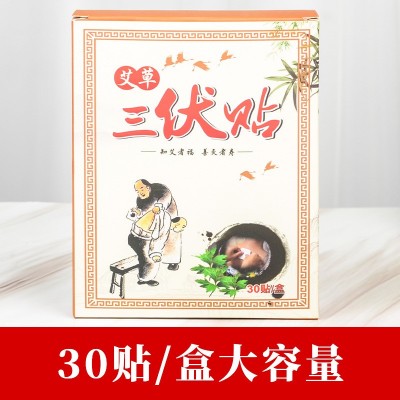 厂家直销OEM 艾草三伏贴 穴位贴 艾叶艾灸贴三伏贴定制 一件代发图3