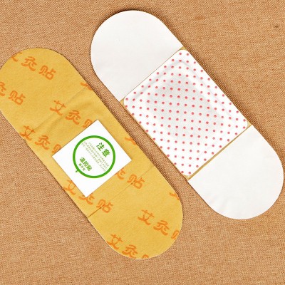 厂家批发定制 艾草暖贴 发热艾灸贴 体寒温灸贴 艾叶贴 暖宝宝图3