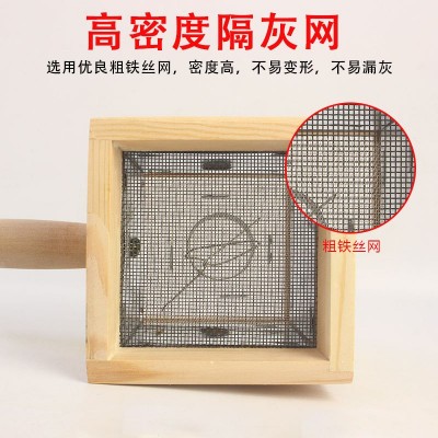 绿艾芳单柱艾灸盒 无油漆带手柄单孔灸盒实木随身灸 温灸器具批发图3