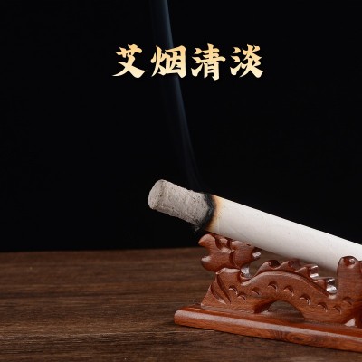 厂家批发散装陈年纯艾艾条3：1艾灸条艾绒叶卷制1.8粗白条可装盒图4