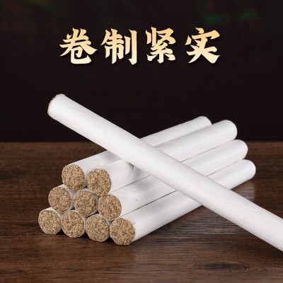 厂家批发散装陈年纯艾艾条3：1艾灸条艾绒叶卷制1.8粗白条可装盒